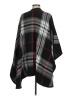 V.Fraas 100% Acrylic Black Poncho One size - photo 2