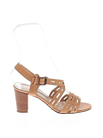 Manolo Blahnik leather sandals (view 1)