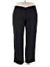 Cabernet Solid Black Casual Pants Size XL - photo 1