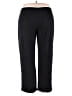 Cabernet Solid Black Casual Pants Size XL - photo 2