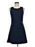 Venus Solid Blue Casual Dress Size 8 - photo 1