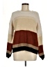 Elan Color Block Brown Pullover Sweater Size M - photo 1