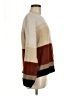 Elan Color Block Brown Pullover Sweater Size M - photo 4