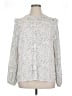 CAbi 100% Polyester Ivory Long Sleeve Blouse Size XL - photo 1
