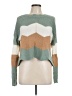 Full Circle Trends With Love 100% Acrylic Chevron-herringbone Teal Pullover Sweater Size L - photo 1