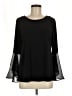Calvin Klein Black 3/4 Sleeve Top Size M - photo 1