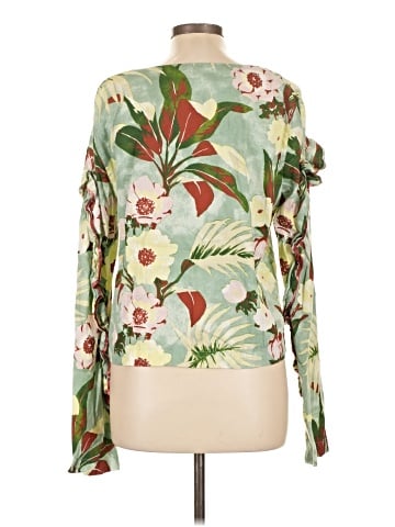 Topshop Long Sleeve Blouse (view 2)