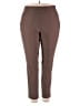 Cato Solid Brown Casual Pants Size 18 - photo 1