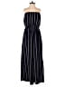 Soprano 100% Polyester Stripes Black Jumpsuit Size M - photo 1
