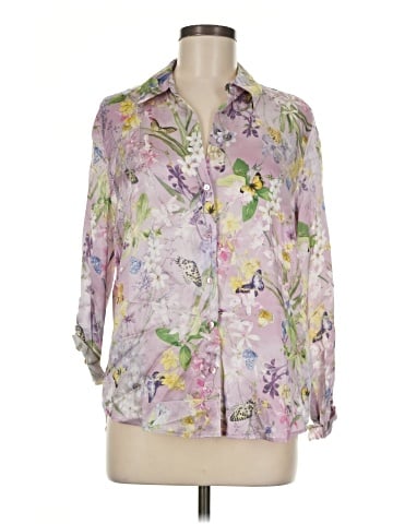 L'Agence 3/4 Sleeve Blouse (view 1)
