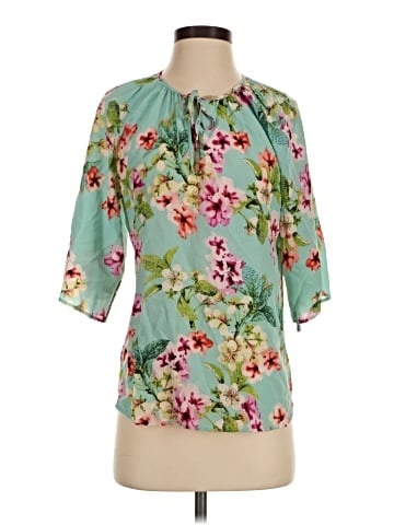 Yumi Kim 3/4 Sleeve Silk Top (view 1)