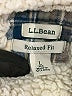L.L.Bean 100% Cotton Plaid Blue Jacket Size L - photo 6