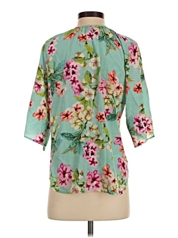 Yumi Kim 3/4 Sleeve Silk Top (view 2)