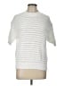 Ann Taylor White Short Sleeve Top Size L - photo 1