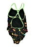 TYR Graphic Black One Piece Swimsuit Size M (estimated) - photo 2