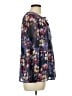 EMALINE Blue Long Sleeve Blouse Size M - photo 4