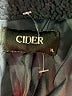 Cider 100% Polyester Graphic Black Faux Fur Jacket Size XL - photo 6