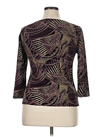 Brittany Black 3/4 Sleeve Top (view 2)