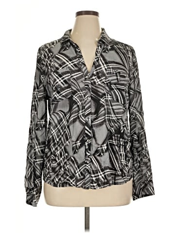 Rock & Republic Long Sleeve Blouse (view 1)