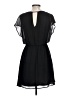Lush 100% Polyester Solid Black Cocktail Dress Size L - photo 2
