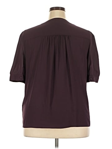 Calvin Klein Short Sleeve Blouse (view 2)