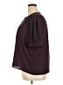 Calvin Klein 100% Polyester Burgundy Short Sleeve Blouse Size 2X - photo 5