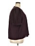 Calvin Klein 100% Polyester Burgundy Short Sleeve Blouse Size 2X - photo 4
