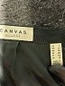Lands' End Canvas Solid Black Wool Skirt Size 8 - photo 4