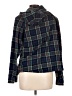 L.L.Bean 100% Cotton Plaid Blue Fleece Size L - photo 2