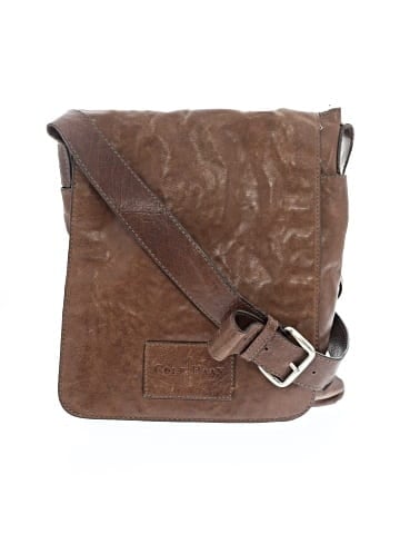 Cole Haan Leather Messenger (view 1)