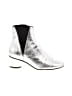 Rebecca Minkoff Metallic Silver Ankle Boots Size 6 1/2 - photo 1