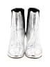 Rebecca Minkoff Metallic Silver Ankle Boots Size 6 1/2 - photo 2
