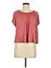 Lush Pink Short Sleeve Blouse Size M - photo 1