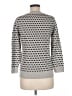 J.Crew 100% Wool Polka Dots Gray Wool Pullover Sweater Size M - photo 2