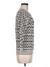 J.Crew 100% Wool Polka Dots Gray Wool Pullover Sweater Size M - photo 4
