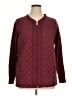 D&Co. 100% Polyester Argyle Burgundy Jacket Size XL - photo 1