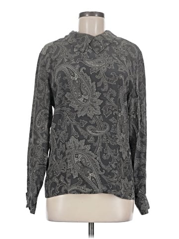 Jones New York Long Sleeve Silk Top (view 1)