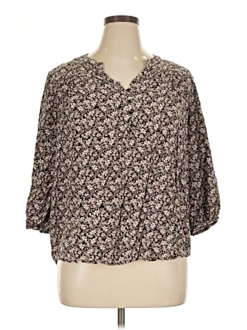 St. John's Bay 3/4 Sleeve Blouse (view 1)