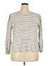 Nic + Zoe 100% Cotton Silver Pullover Sweater Size XXL - photo 1