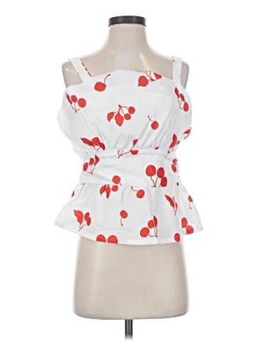 Plains & Prints Sleeveless Blouse (view 1)