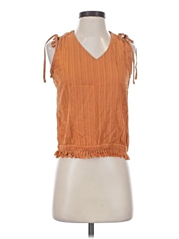 Plains & Prints Sleeveless Blouse (view 1)