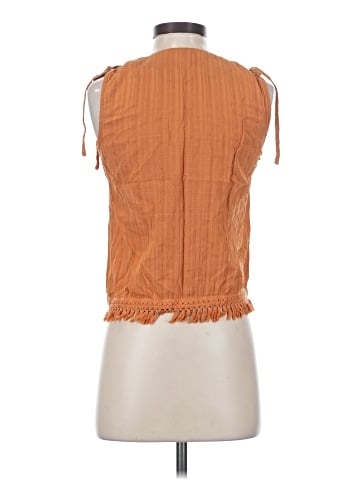 Plains & Prints Sleeveless Blouse (view 2)