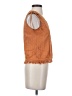Plains & Prints 100% Polyester Orange Sleeveless Blouse Size 2 - photo 4