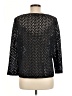 W by Worth 100% Polyester Black 3/4 Sleeve Top Size M - photo 2