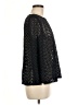 W by Worth 100% Polyester Black 3/4 Sleeve Top Size M - photo 4