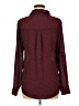 Mine 100% Polyester Polka Dots Burgundy Long Sleeve Blouse Size M - photo 2