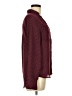 Mine 100% Polyester Polka Dots Burgundy Long Sleeve Blouse Size M - photo 4