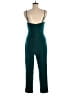 XXI 100% Polyester Solid Teal Jumpsuit Size M - photo 2