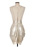 Alice + Olivia Metallic Silver Cocktail Dress Size S (estimated) - photo 2