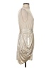 Alice + Olivia Metallic Silver Cocktail Dress Size S (estimated) - photo 4